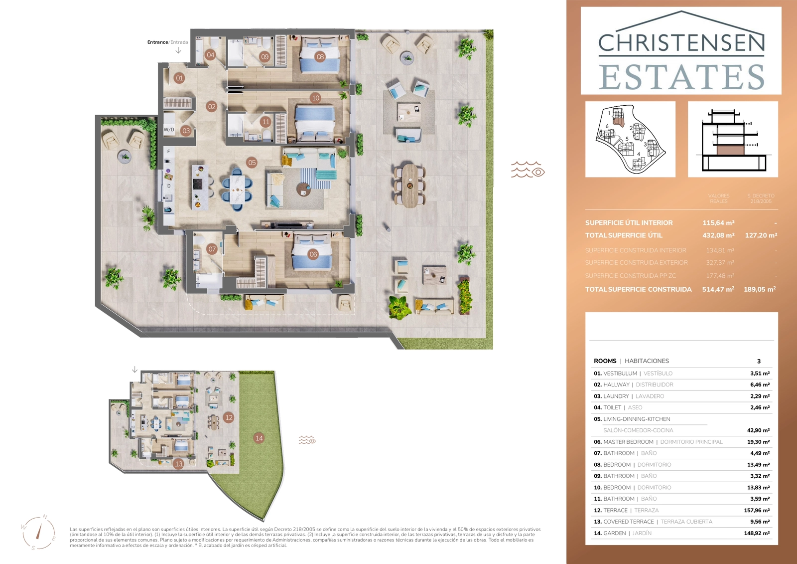 Erkunden Sie eine geräumige Erdgeschosswohnung mit drei Schlafzimmern, deren großzügige Innenräume mühelos in einen herrlichen privaten Garten übergehen.