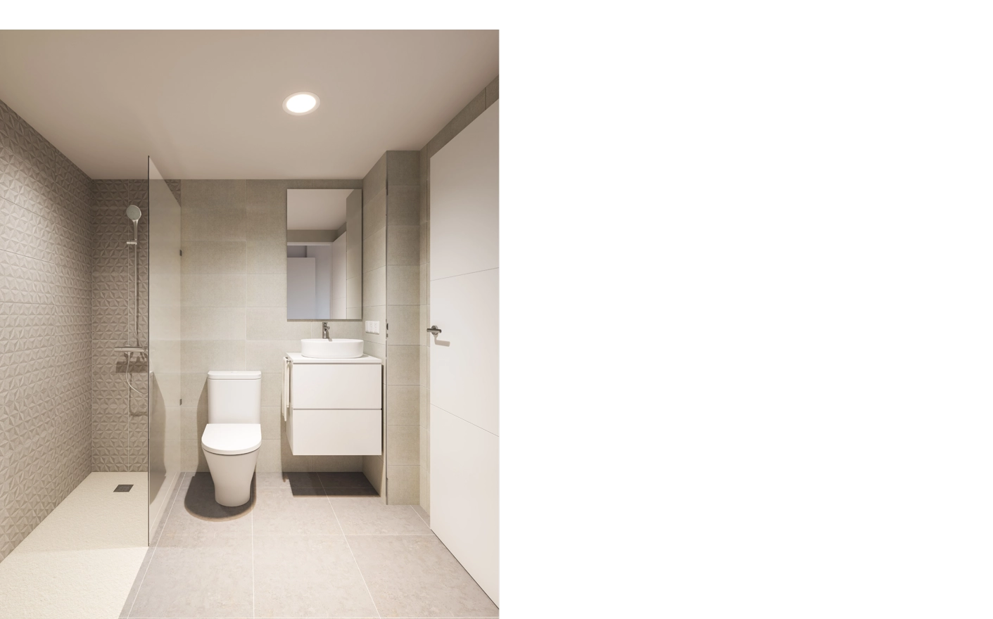 Stilvolle Badezimmer verfügen über hochwertige Materialien und moderne Armaturen.