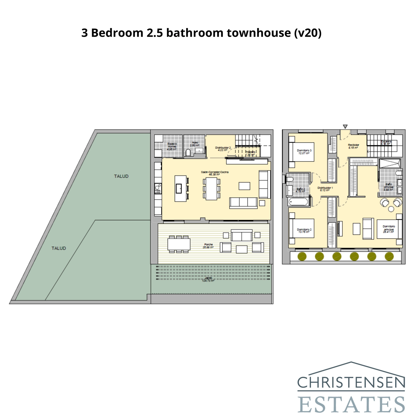 Ein alternatives Design mit drei Schlafzimmern, das den Raum maximiert und eine großzügige Terrasse bietet, die sich perfekt zum Genießen des Klimas an der Costa del Sol eignet.