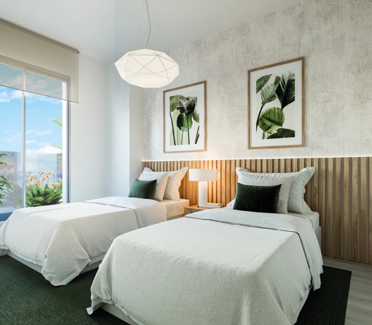 Gästezimmer, die stilvoll und komfortabel gestaltet sind und einen einladenden Raum für Familie und Freunde bieten.