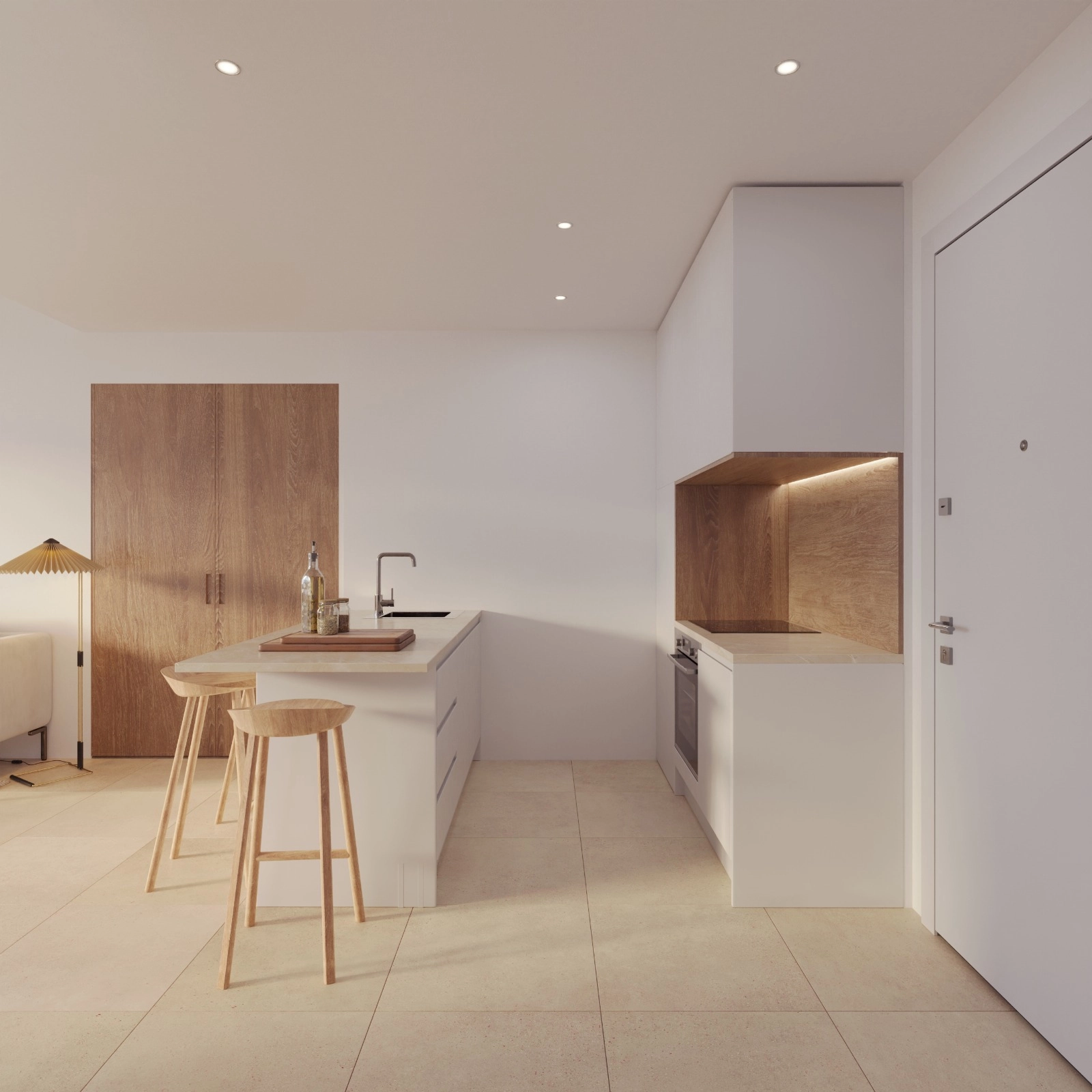 Elegante, voll ausgestattete Küchen sind sowohl funktional als auch stilvoll gestaltet, perfekt für den Alltag.