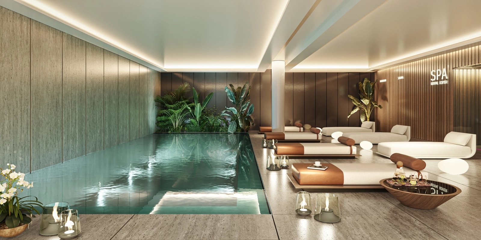 Die weitläufige Terrasse bietet einen privaten Rückzugsort, um den Panoramablick auf das Meer über die Costa del Sol zu genießen.