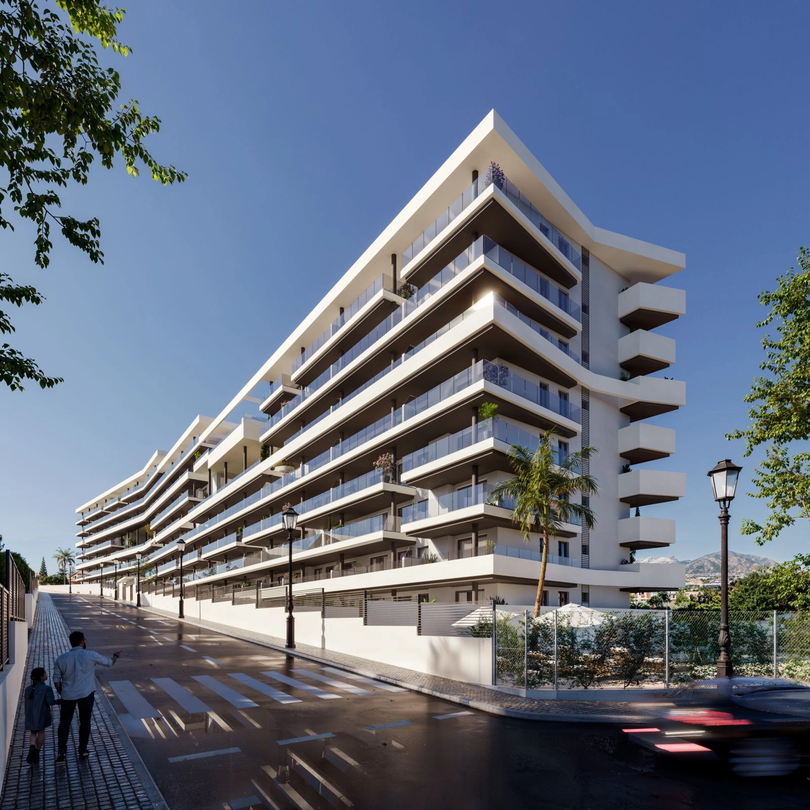 Die elegante und zeitgenössische Architektur des Gebäudes ist ein neues Wahrzeichen in Fuengirola.