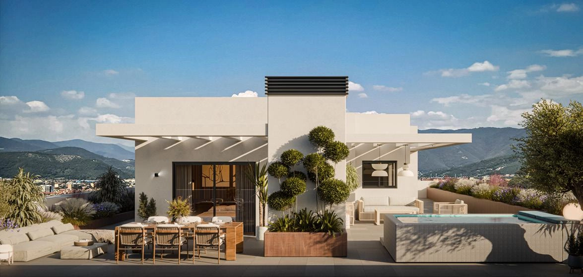 Geräumige Terrassen, die dazu einladen, das milde Klima der Costa del Sol das ganze Jahr über zu genießen.