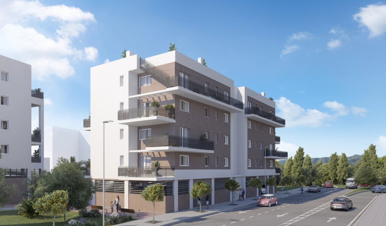 Die Anlage ist perfekt in ihre ruhige, grüne Umgebung an der Costa del Sol integriert.