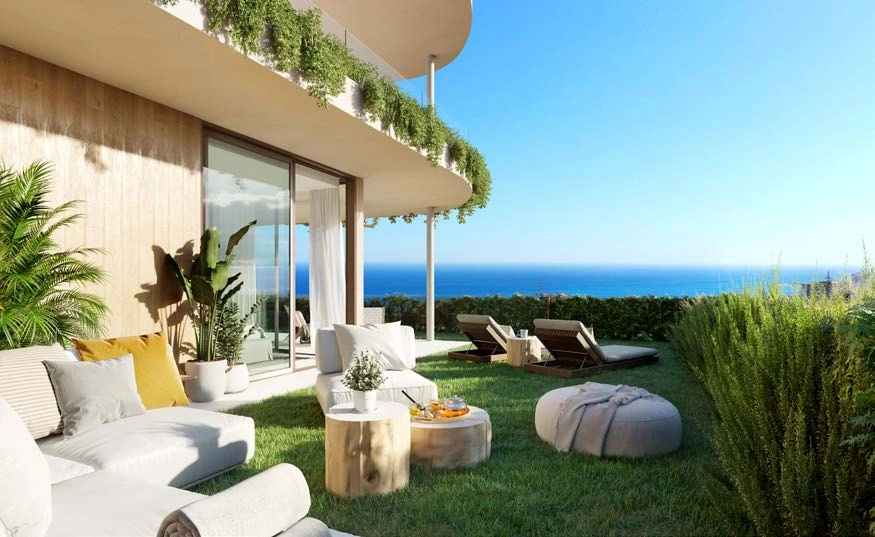 Garten-Wohnungen verfügen über üppige private Grünflächen, ideal um das wunderbare Klima Südspaniens zu genießen.