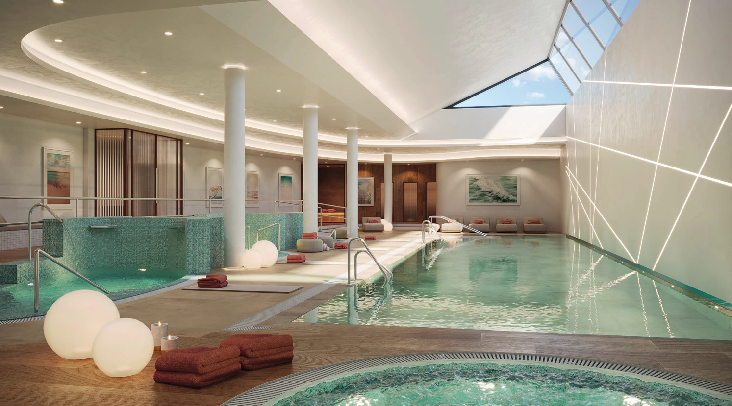 Verwöhnen Sie sich im luxuriösen Spa, einem perfekten Ort für Wellness und Entspannung.