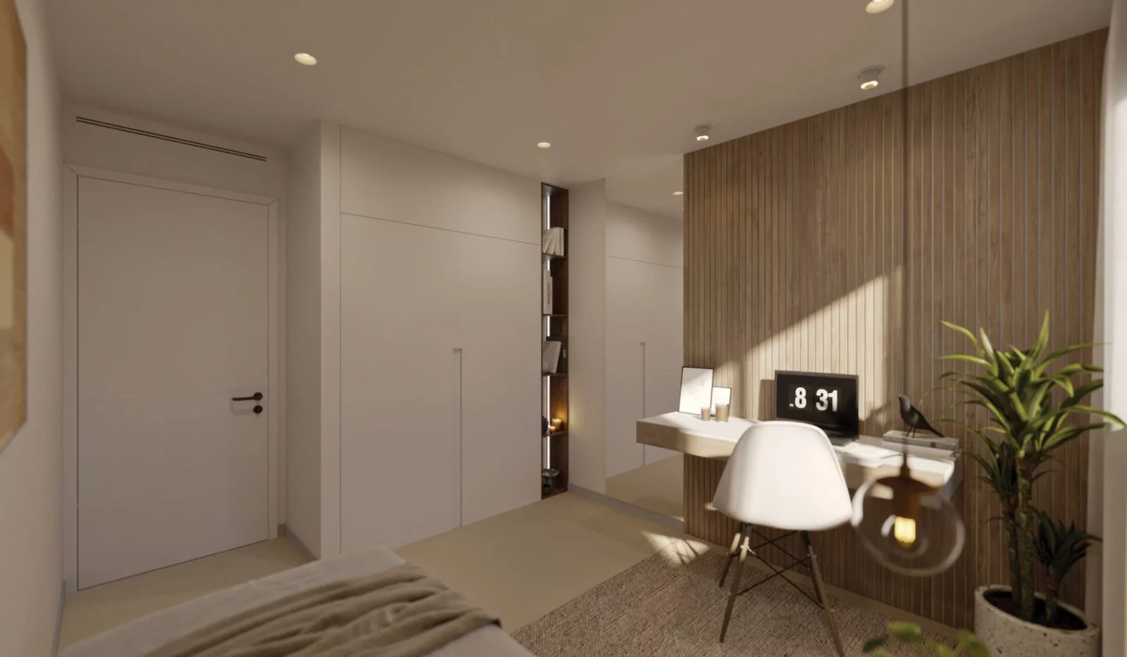 Vielseitige Räume, die an Ihren Lebensstil angepasst werden können, perfekt für ein Home-Office.